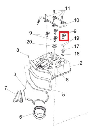 2A000275 Injector (upper)